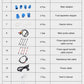 VECONOR GDI PFI EFI Fuel Injector Cleaner & Tester Machine 4 Cylinders Fuel Injector Cleaner Tester for Car & Motorcycle