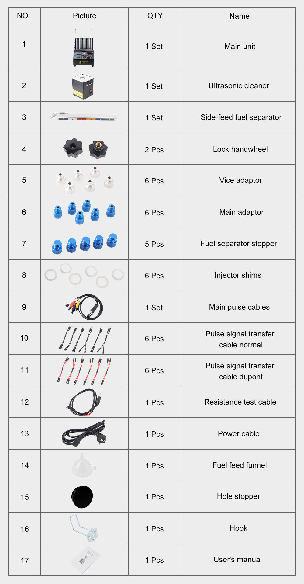 Intelligent Car Fuel Injector Cleaner & Tester Cleaning Machine Injector Ultrasonic Cleaner 6-Cylinders 110V 220V