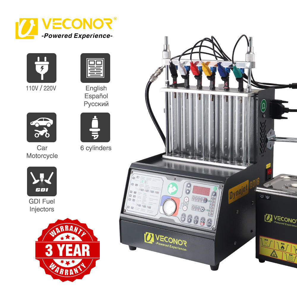 Injector Clean Machine Intelligent Car Fuel Injector Cleaner & Tester Cleaning Machine Injec ...
