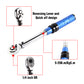 5-25N.m Torque Wrench 1/4'' Drive Two-way Ratchet Socket Spanner Adjustable Preset Torque Hand Tool