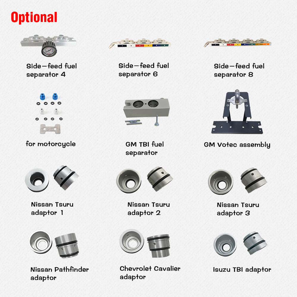 Intelligent Car Fuel Injector Cleaner & Tester Cleaning Machine Injector Ultrasonic Cleaner 6-Cylinders 110V 220V